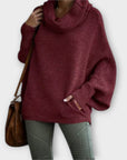 Ulrike - Elegant Women's Sweater in Turtle Shell Pattern