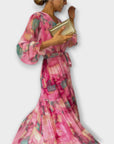 Evelyn - Aquarelle Dream Maxi Dress