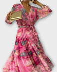 Evelyn - Aquarelle Dream Maxi Dress
