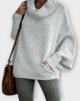 Ulrike - Elegant Women's Sweater in Turtle Shell Pattern