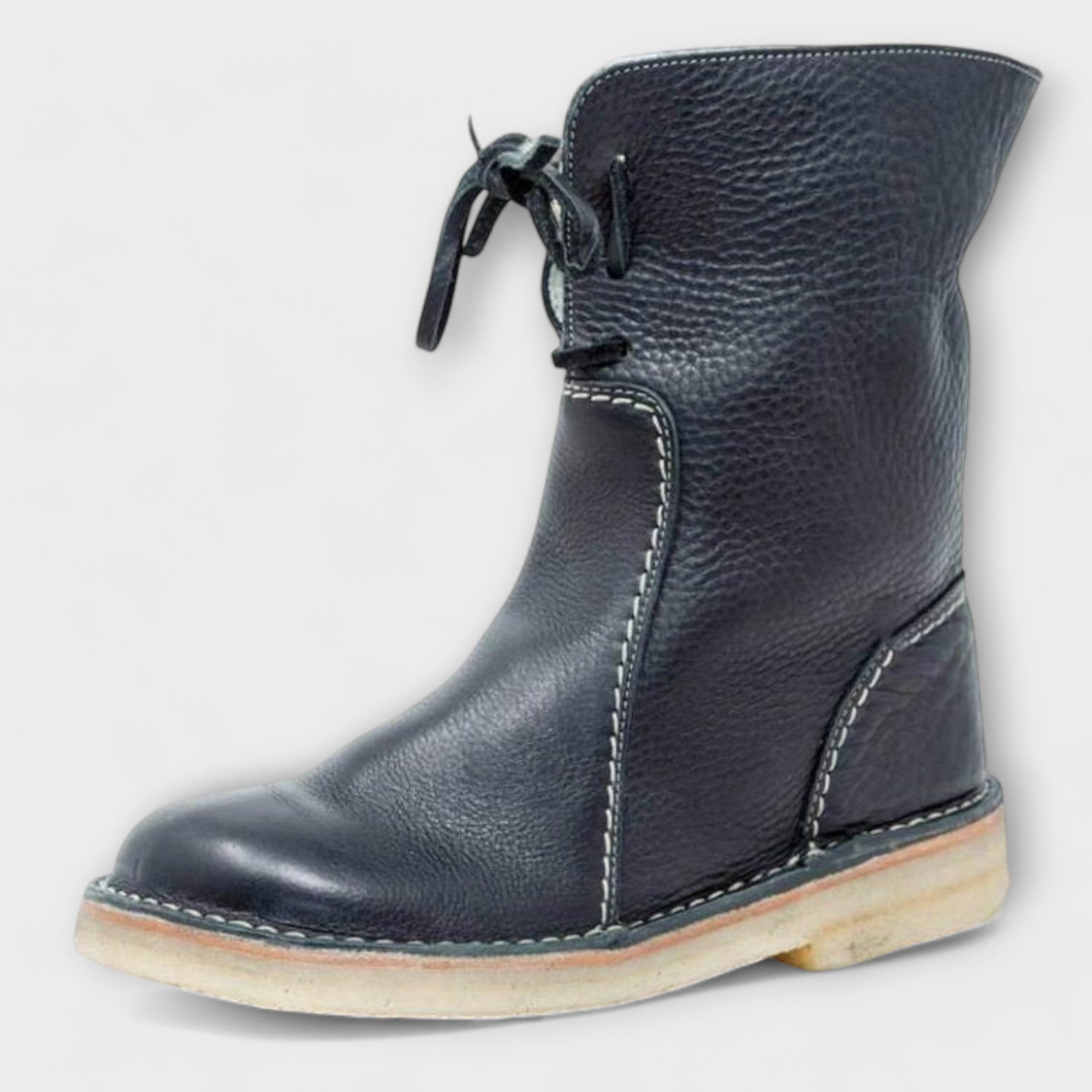 Waterproof boots with wool lining