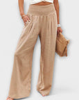 Thearya - Casual Wide Linen Pants