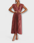 Maria - Stylish Pleated Dress