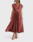 Maria - Stylish Pleated Dress