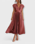 Maria - Stylish Pleated Dress
