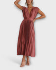 Maria - Stylish Pleated Dress