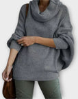 Ulrike - Elegant Women's Sweater in Turtle Shell Pattern