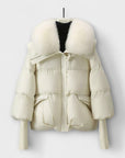 Lucyna - Elegant jacket with fur
