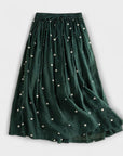 Playful polka dot dress made of cotton-linen