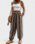 Scarlett - Tights with Ethnic Pattern
