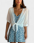 Olivia - Blouse with open front