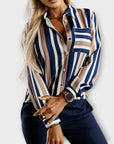 Emily - casual and relaxed striped blouse