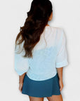 Olivia - Blouse with open front