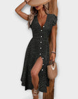 Chic Polka Dot Midi Dress