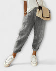 Sanne - Comfortable striped pants