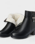 Frederika - Elegant winter boots with zipper