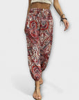 Scarlett - Tights with Ethnic Pattern