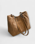 Lora. - Soft Cord Shoulder Bag