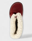 Waterproof boots with wool lining
