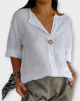 Nicole - Stylish blouse with V-neck