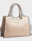 Lora - Shiny Crocodile Pattern Handbag