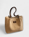 Lora. - Soft Cord Shoulder Bag