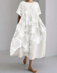 Cirelle - Elegant Floral Print Dress