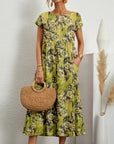 Sasha™ | Tummy Covering Floral Dress