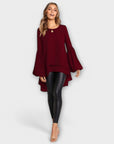 Aria - The perfect spring blouse with a round neckline
