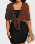 Olivia - Blouse with open front