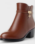 Frederika - Elegant winter boots with zipper