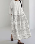 Thalina - Lace Printed Dress