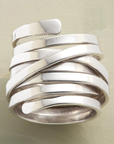 Vintage Dicke Wide Silver Ring