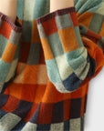 Erika - Patchwork Turtleneck Sweater
