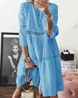 Elena™ | Embroidered Dress with Tummy Coverage