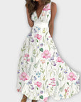 Romy - Floral V-Neck Dress