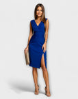 Desi - V-Neck Split Dress