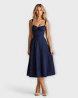Kiana - Corset Midi Dress