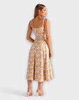Kiana - Corset Midi Dress
