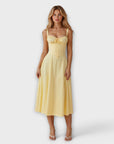 Kiana - Corset Midi Dress