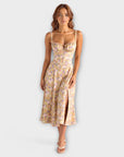 Kiana - Corset Midi Dress