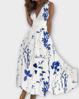 Romy - Floral V-Neck Dress