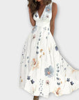 Romy - Floral V-Neck Dress