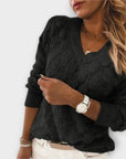 Noemier - Pullover with V-neck