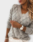 Noemier - Pullover with V-neck