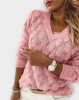 Noemier - Pullover with V-neck