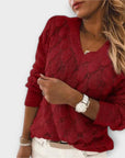 Noemier - Pullover with V-neck