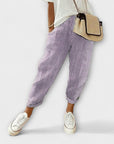 Sanne - Comfortable striped pants