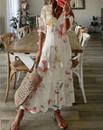 Ava™ | Elegant Boho Dress with Tummy Coverage