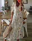 Ava™ | Elegant Boho Dress with Tummy Coverage